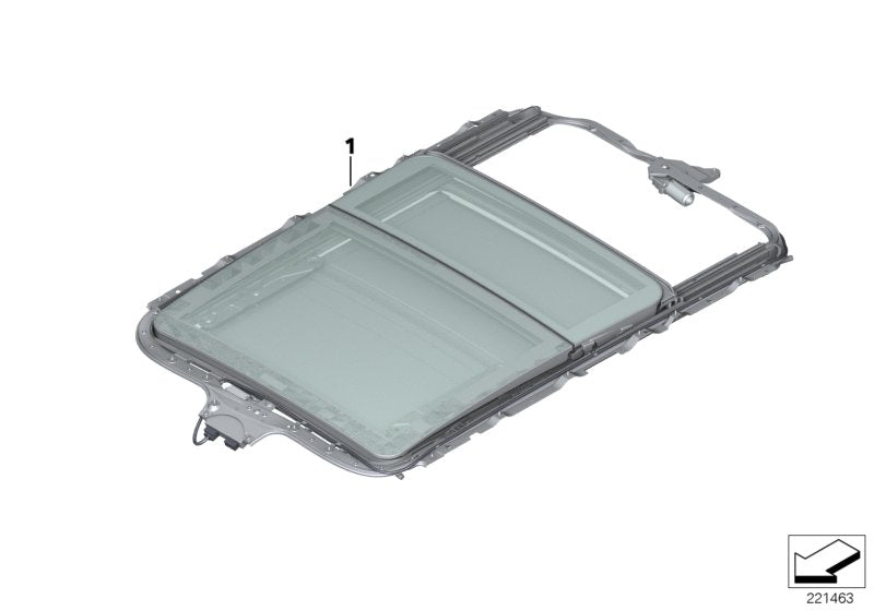 Genuine BMW 54107198755 E70 Panoramic Glass Roof, Electric HImmELGRAU (Inc. X5) | ML Performance UK UK Car Parts