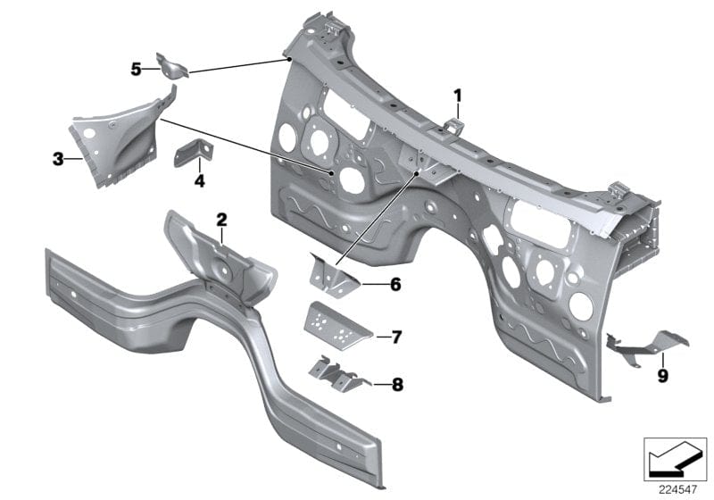 Genuine BMW 51717267204 F25 F26 Bracket For Pedal Module (Inc. X3 28dX, X3 30dX & X4 28iX) | ML Performance UK Car Parts