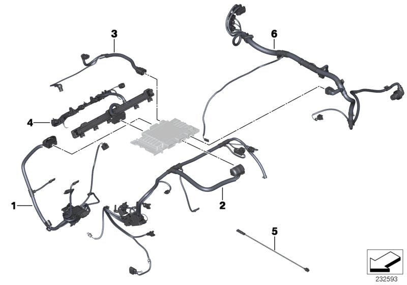 Genuine BMW 12517594751 Wiring Harness, Engine Ignition Module (Inc. 730i, 523i & 530i) | ML Performance UK UK Car Parts