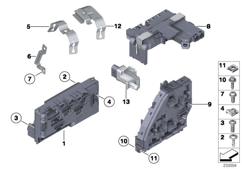 Genuine BMW 61149151324 Bracket Current Distributor (Inc. 740dX, 530dX & Alpina B7X) | ML Performance UK UK Car Parts