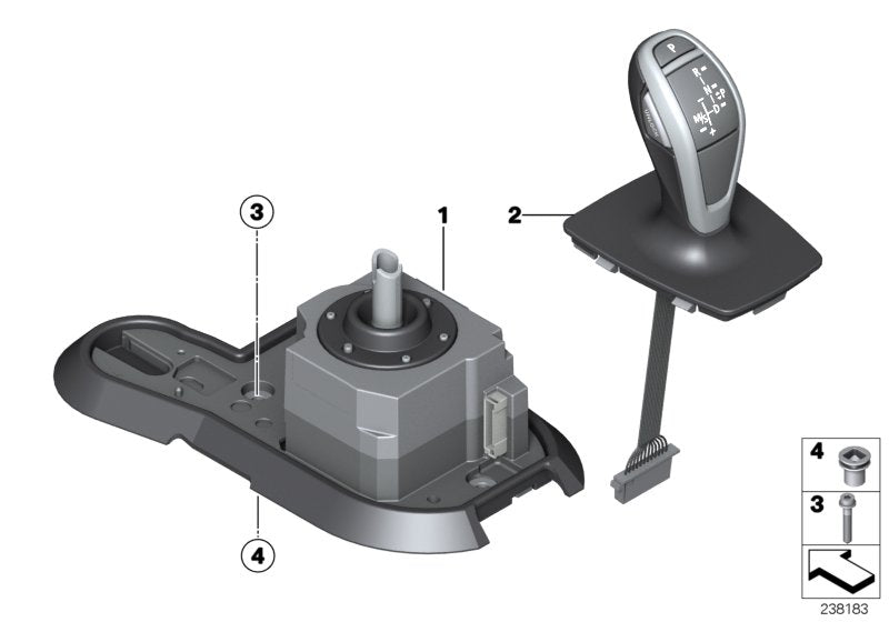 Genuine BMW 61319260295 E84 Shift Box, Gear Selection Switch (Inc. X1) | ML Performance UK UK Car Parts