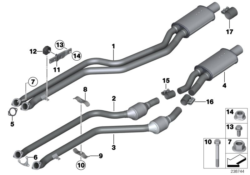 Genuine BMW 18307606423 F25 F26 Transmission Holder (Inc. X3 & X4 35iX) | ML Performance UK UK Car Parts