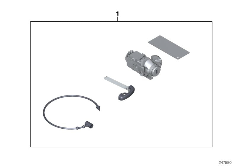 Genuine BMW 51217197803 Set Uniform Locking System (Inc. 520d, 535dX & 535i) | ML Performance UK UK Car Parts