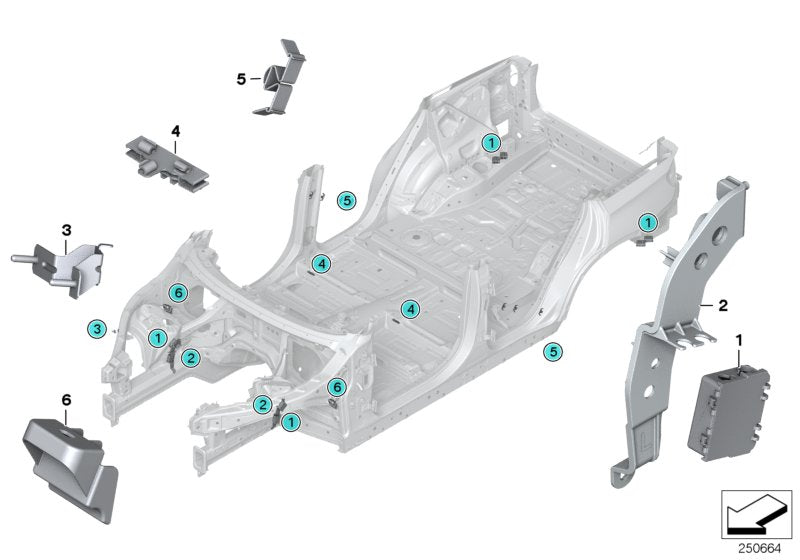 Genuine BMW 61139118084 E71 E70 Holder (Inc. X5) | ML Performance UK UK Car Parts