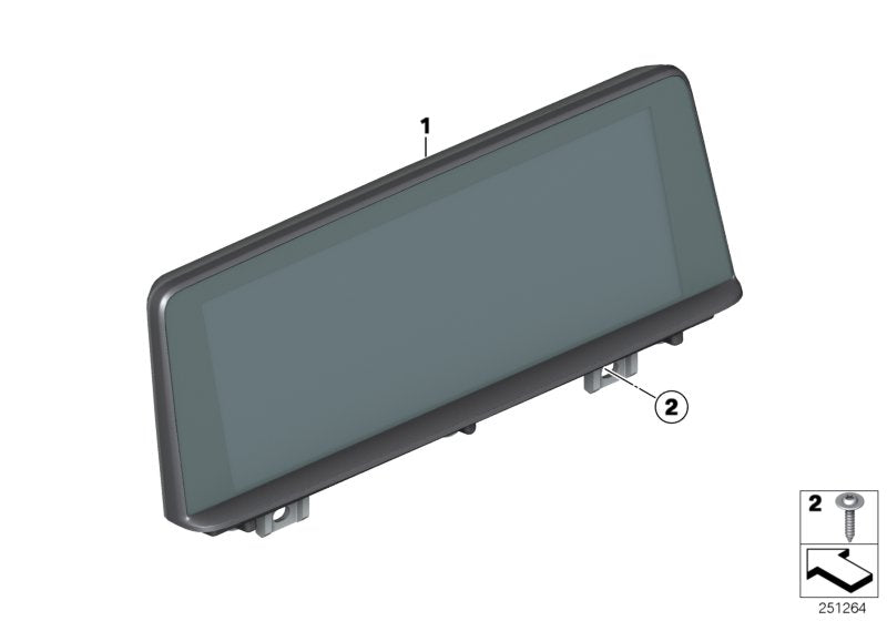 Genuine BMW 65508803369 F39 Central Information Display 6,5" (Inc. X2) | ML Performance UK UK Car Parts