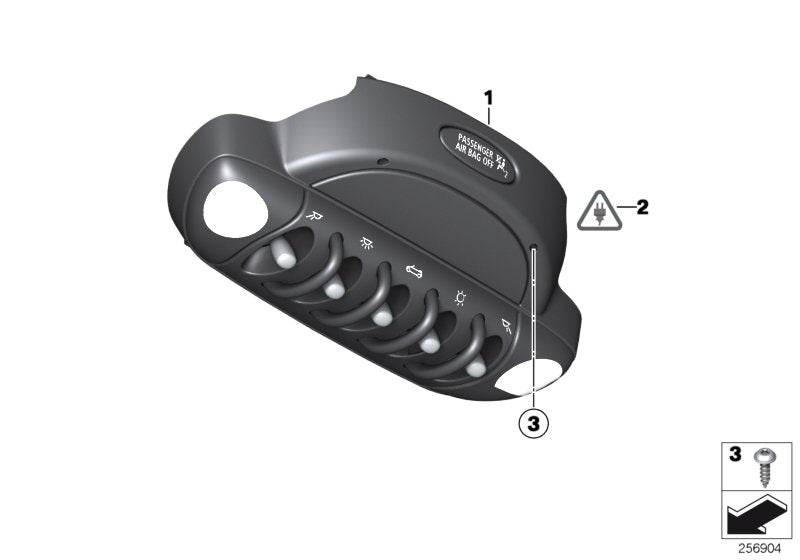 Genuine BMW 61313450545 Operating Unit For Roof (Inc. Cooper D 1.6, Cooper SD & Coop.S JCW) | ML Performance UK UK Car Parts