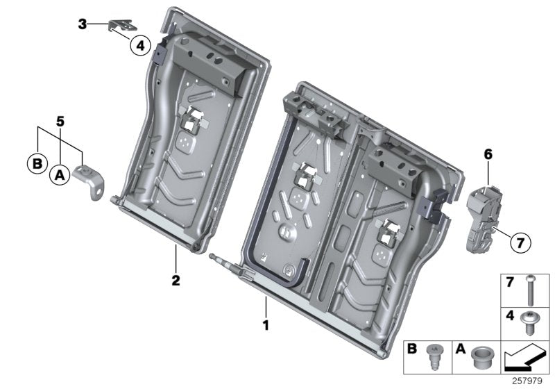 Genuine BMW 52207274541 Catch Rear Left (Inc. 320iX, 116i & 320d ed) | ML Performance UK UK Car Parts