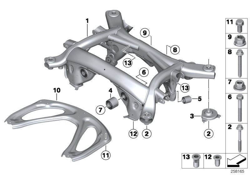 Genuine BMW 33326764105 Rubber Mounting (Inc. M5 & M6) | ML Performance UK UK Car Parts