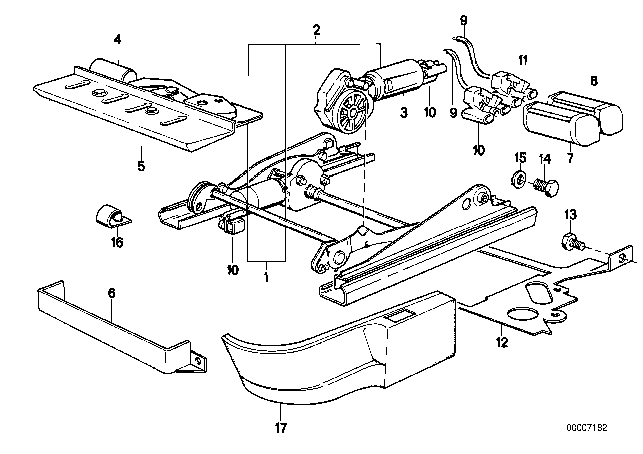 Genuine BMW 52101940405 E28 E24 Flex.Backrest Adjusting Shaft L=247mm (Inc. 528i, M6 & M535i) | ML Performance UK UK Car Parts