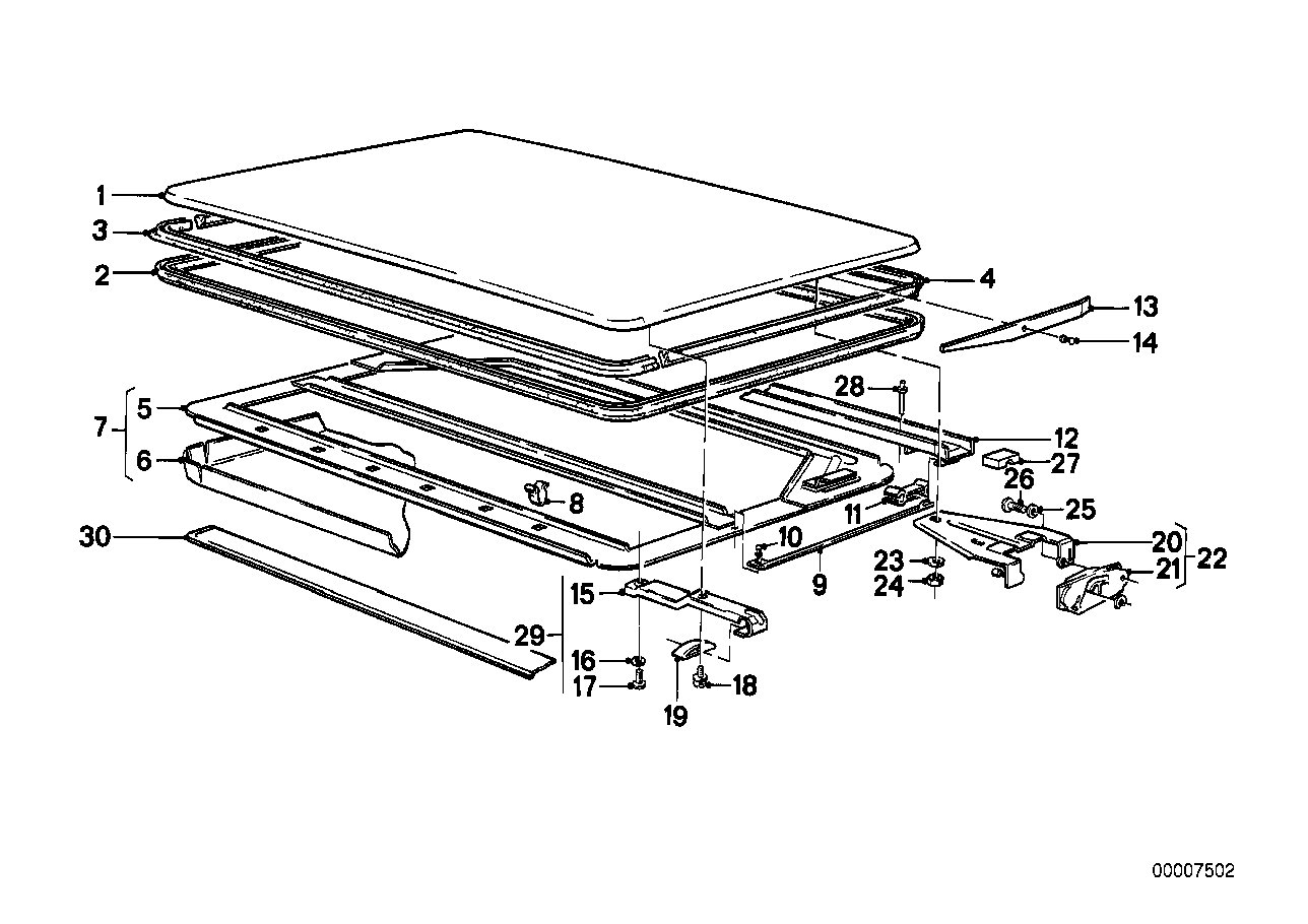 Genuine BMW 54121934933 E30 E28 E12 Supporting Bracket (Inc. 524d, 728 & 316i)