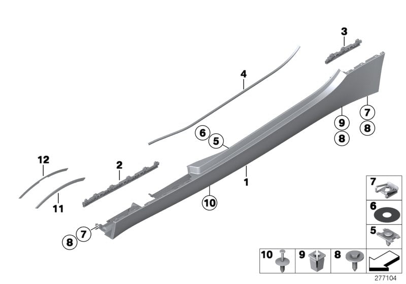 Genuine BMW 51127231078 E89 Rocker Panel, Primed, Right (Inc. Z4 35is, Z4 28i & Z4 30i) | ML Performance UK UK Car Parts