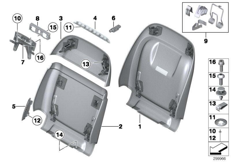 Genuine BMW 52107319048 Rear Section, Basis VENETOBEIGE (Inc. 760i, 750LiS & Hybrid 7L) | ML Performance UK UK Car Parts