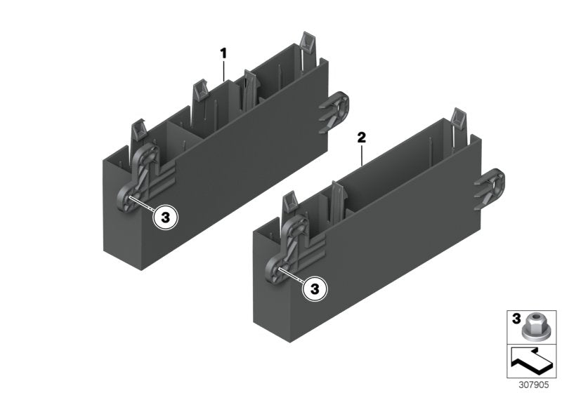 Genuine BMW 61359305948 Equipment Module, Luggage Compartment (Inc. 650i, 640i & 550iX 4.4) | ML Performance UK UK Car Parts