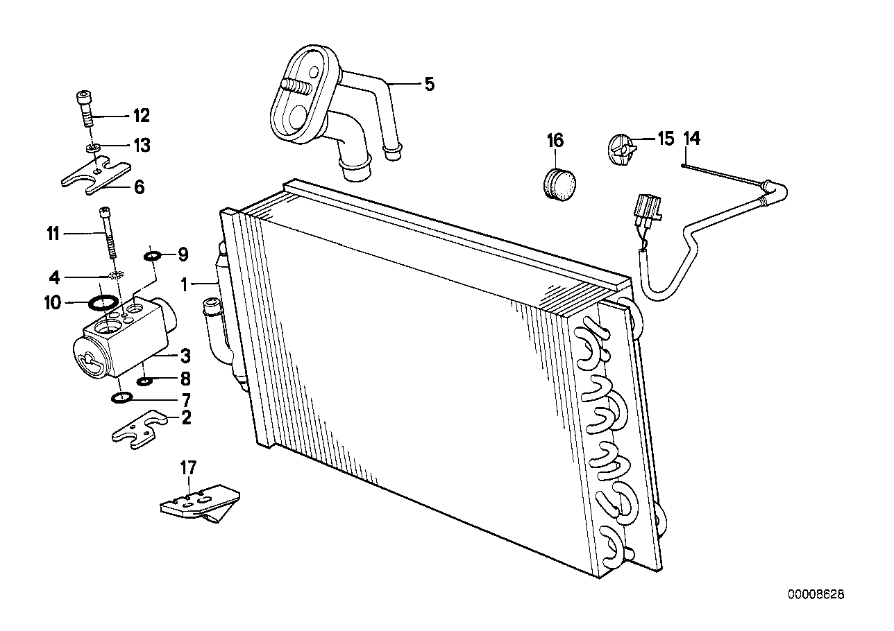 Genuine BMW 64111382356 E34 Gasket (Inc. 530i, 540i & 535i) | ML Performance UK Car Parts