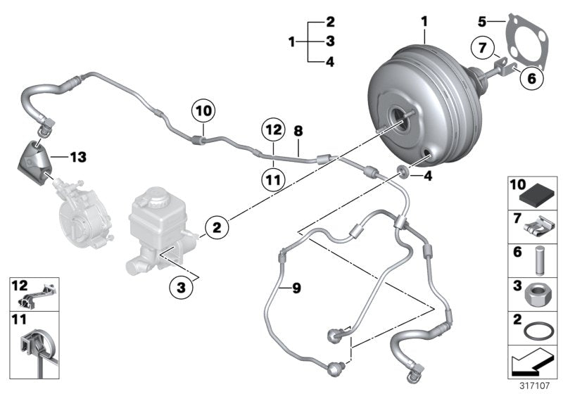 Genuine BMW 34337846664 Brake Servo Unit (Inc. M5 & M6) | ML Performance UK UK Car Parts