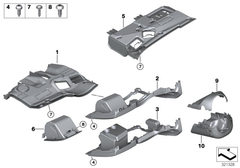 Genuine BMW 51459150289 E89 Trim Panel Foot Controls (Inc. Z4 35is, Z4 28i & Z4 30i) | ML Performance UK UK Car Parts