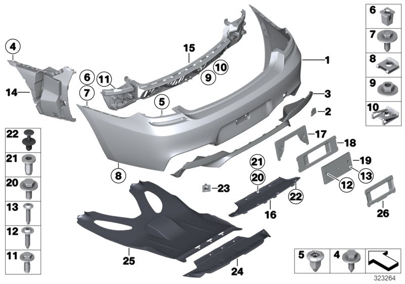 Genuine BMW 51128055373 Cover, Botto(Inc. M6) | ML Performance UK UK Car Parts