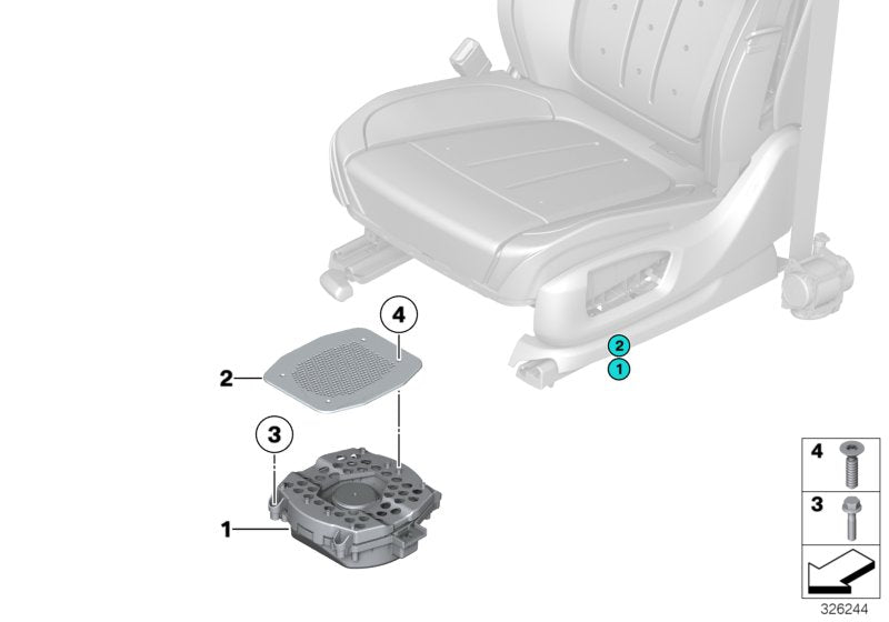 Genuine BMW 65132622474 G14 F92 F91 Central Woofer Trim (Inc. 840dX, 840i & M850iX) | ML Performance UK UK Car Parts