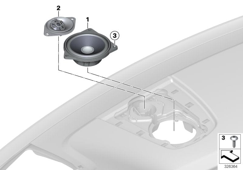 Genuine BMW 65136809628 G05 G01 Midrange Speaker For Hifi System (Inc. X3 & X4 25dX) | ML Performance UK UK Car Parts