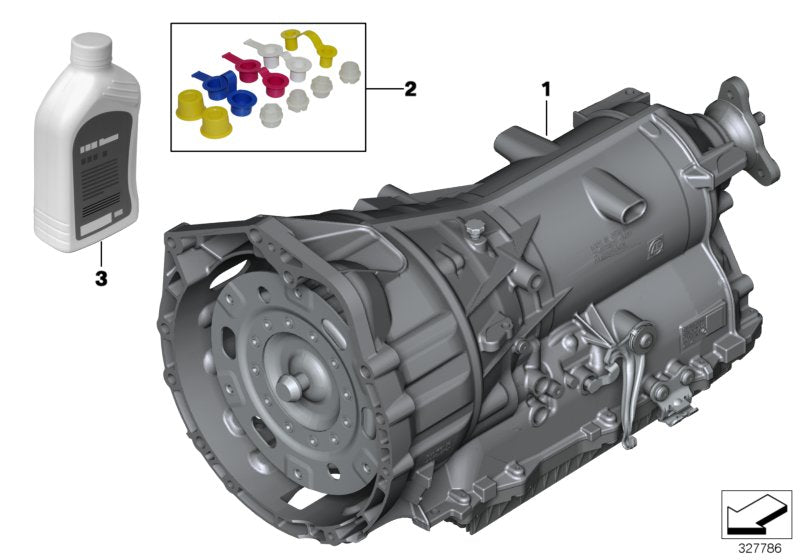 Genuine BMW 24007642274 Exch. Automatic Transmission Eh GA8HP45Z (Inc. 535i) | ML Performance UK UK Car Parts