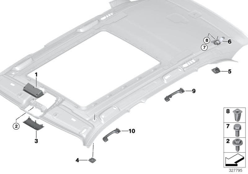 Genuine BMW 51447329294 F15 F16 Cover Plate GRAU (Inc. X6) | ML Performance UK UK Car Parts