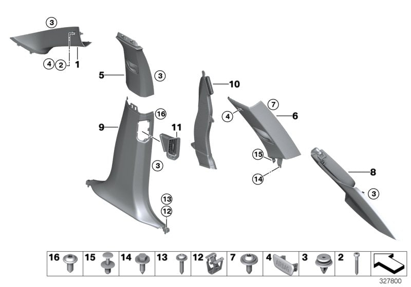 Genuine BMW 51437382354 Air Channel Right (Inc. X5) | ML Performance UK UK Car Parts