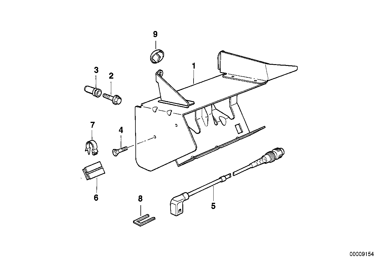 Genuine BMW 65128360671 E36 Bracket Cd-Changer (Inc. 318ti, 318tds & 323ti) | ML Performance UK Car Parts