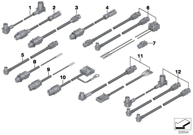 Genuine BMW 61119267105 Hsd Wire (Inc. 750Li, Hybrid 7 & 730d) | ML Performance UK UK Car Parts