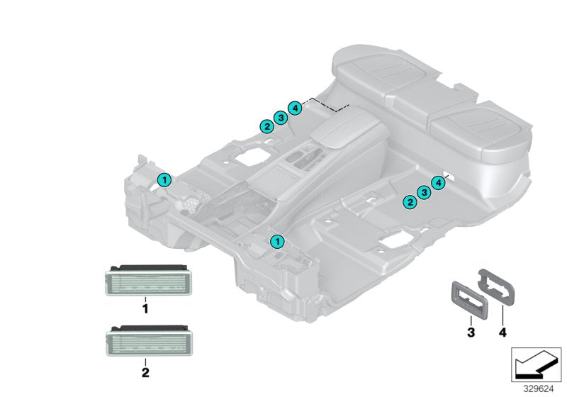 Genuine BMW 63319299374 F15 F16 Support Holding Frame WEISS (Inc. X6 40dX & X5) | ML Performance UK UK Car Parts