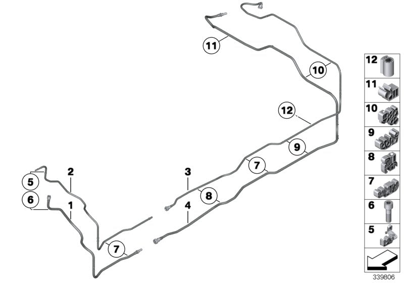 Genuine BMW 16127228004 RR4 Scavenge Air Line (Inc. Ghost, Hybrid 7 & Hybrid 7L) | ML Performance UK UK Car Parts