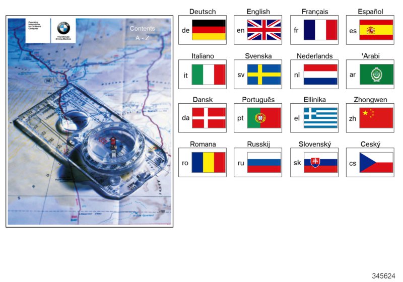 Genuine BMW 01410013497 E85 E86 E83 Owner's Handbook, Navi Professional EN, E83,E85,E86 (Inc. X3 2.0d, Z4 2.5si & Z4 3.0si) | ML Performance UK UK Car Parts