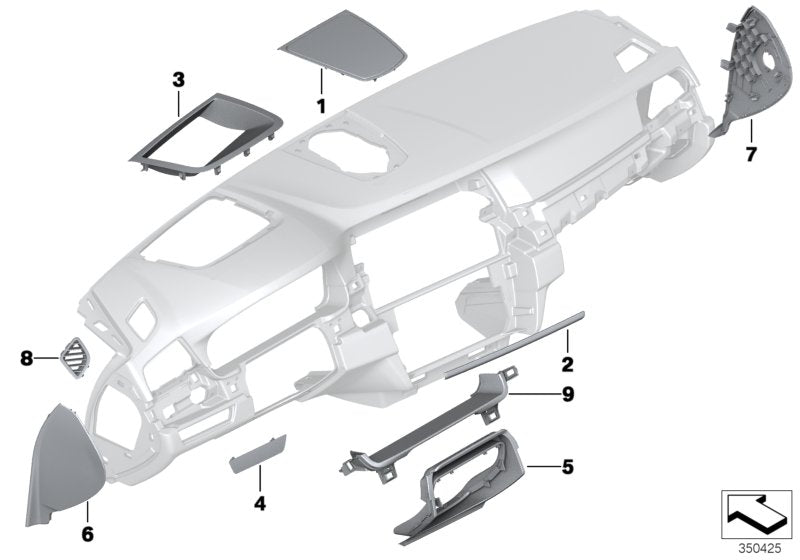 Genuine BMW 51459192924 Slot Cover (Inc. 530dX, 518d & 530i) | ML Performance UK UK Car Parts