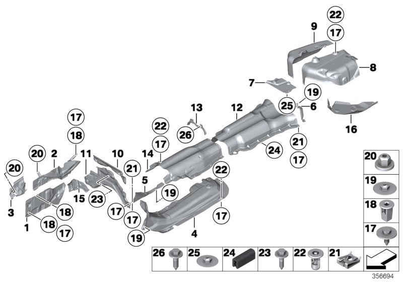 Genuine BMW 51487219616 Abschottung (Inc. Alpina B7X, 550i & 730d) | ML Performance UK UK Car Parts