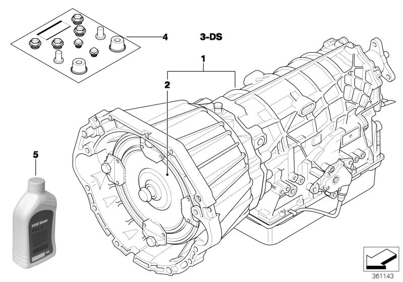 Genuine BMW 24401423307 E39 E38 Torque Converter N35 (Inc. 540i, 540iP & 740i) | ML Performance UK UK Car Parts