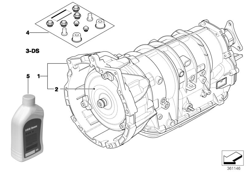 Genuine BMW 24007530439 E46 Exch. Automatic Transmission Eh A5S 390R - ZW (Inc. 330Ci & 330i) | ML Performance UK UK Car Parts