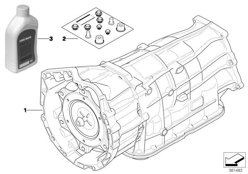 Genuine BMW 24007594330 E84 E83 E92 Exch. Automatic Transmission Eh GA6L45R (Inc. 330xi, X1 28iX & X3 3.0si) | ML Performance UK UK Car Parts