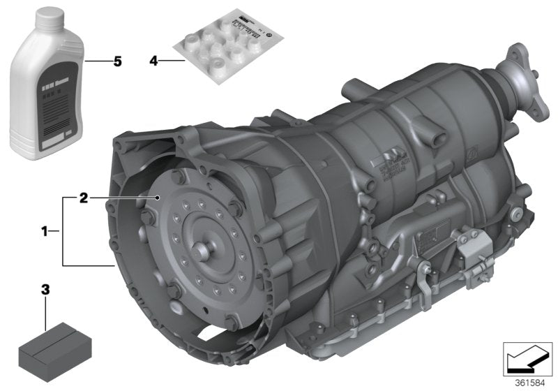 Genuine BMW 24007610246 Exch. Automatic Transmission Eh GA6HP19Z (Inc. 740i & 740Li) | ML Performance UK UK Car Parts