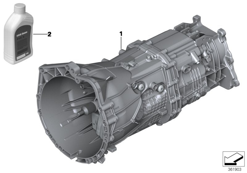 Genuine BMW 23007615977 E84 Exch. 6 Speed Gearbox GS6X45DZ - THW9 (Inc. X1 20iX, 328iX & 440iX) | ML Performance UK UK Car Parts