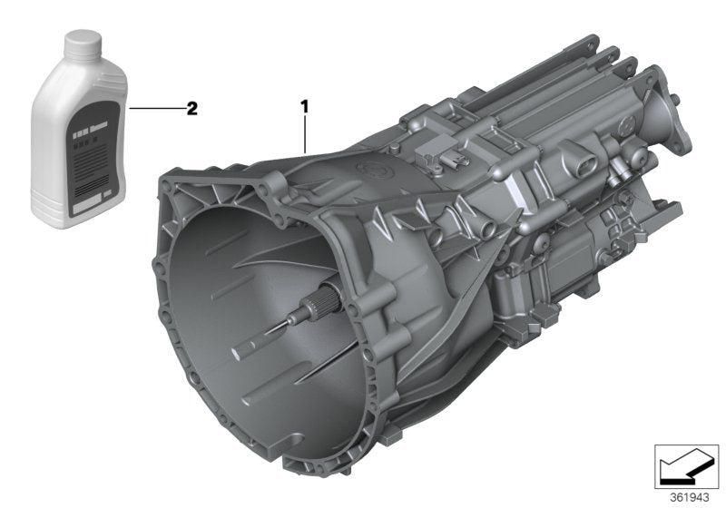 Genuine BMW 23007633989 Exch. 6 Speed Gearbox GS6-17BG - TAY9 (Inc. 220i, 320i & 420i) | ML Performance UK UK Car Parts