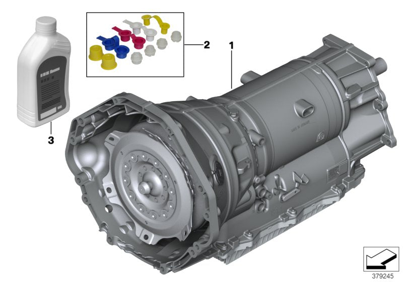 Genuine BMW 24009501704 F91 F93 F90 Automatic Transmission Eh GA8HP75X - XJV (Inc. M5 & M8) | ML Performance UK UK Car Parts