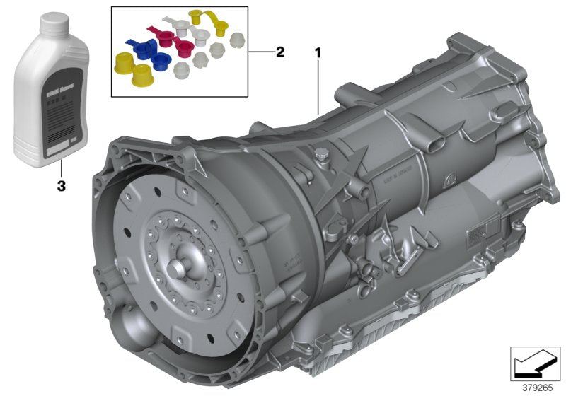 Genuine BMW 24008645379 Exch. Automatic Transmission Eh GA8HP50 (Inc. 520dX) | ML Performance UK UK Car Parts