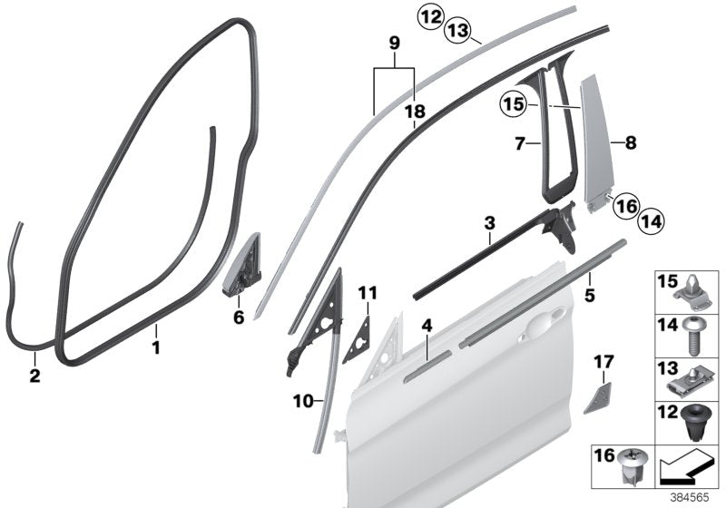 Genuine BMW 51337305580 Duct Cover, Short, Outer Right SCHWARZ MATT (Inc. 335iX, 330dX & 320dX) | ML Performance UK UK Car Parts