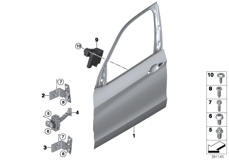 Genuine BMW 51217290595 F16 Front Door Brake (Inc. X6 M & X5) | ML Performance UK UK Car Parts