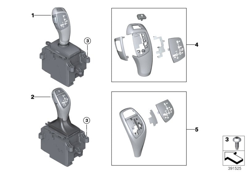 Genuine BMW 61316832381 F15 F16 Gear Selector Switch (Inc. X5) | ML Performance UK UK Car Parts