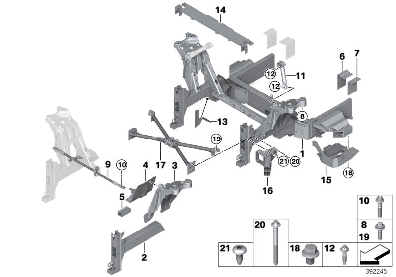 Genuine BMW 39206865177 Front Left Wheelhouse (Inc. i3 94Ah, i3 60Ah & i3 94Ah Rex) | ML Performance UK UK Car Parts