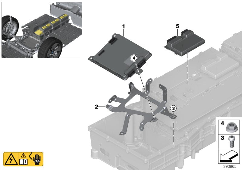 Genuine BMW 61279453724 I12 I15 Cell Monitoring Circuit MASTER (Inc. i8) | ML Performance UK UK Car Parts