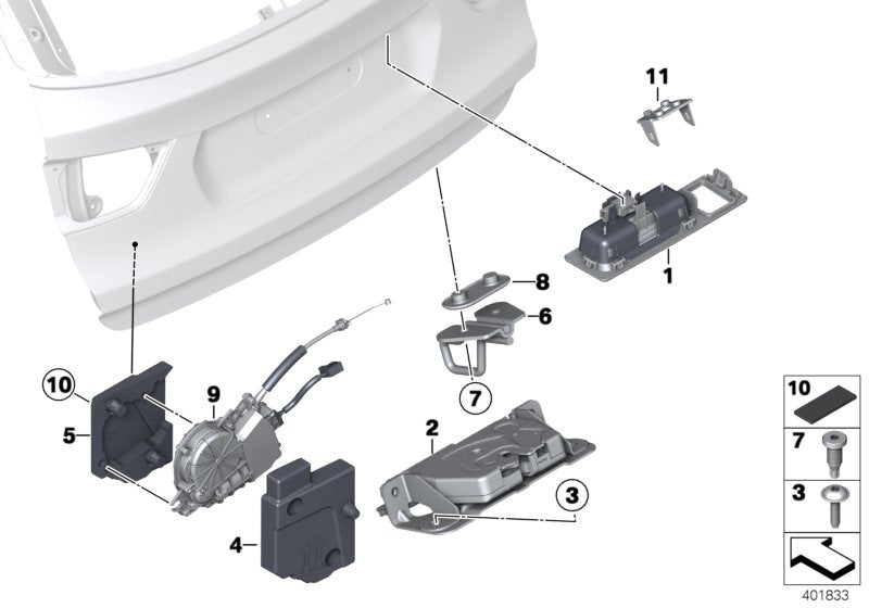 Genuine BMW 51247266440 F25 F26 Bracket Lower Section (Inc. X3) | ML Performance UK UK Car Parts