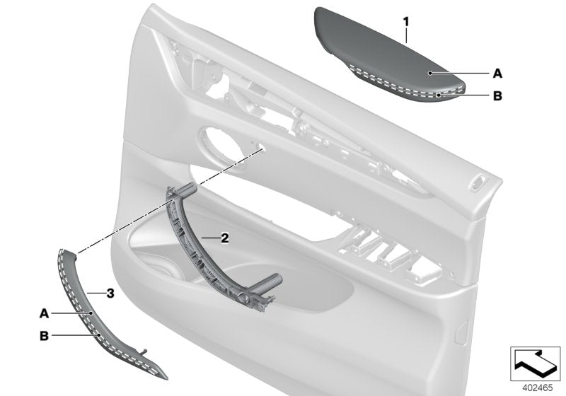 Genuine BMW 51417988911 F15 F16 Armrest In Leather, Front Left INDIVIDUAL (Inc. X5 & X6 50iX 4.0) | ML Performance UK UK Car Parts