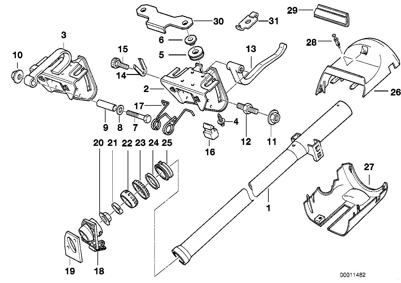 Genuine BMW 32311159767 E36 E36 Gasket (Inc. 328i, Z3 2.2i & Z3 1.9) | ML Performance UK UK Car Parts