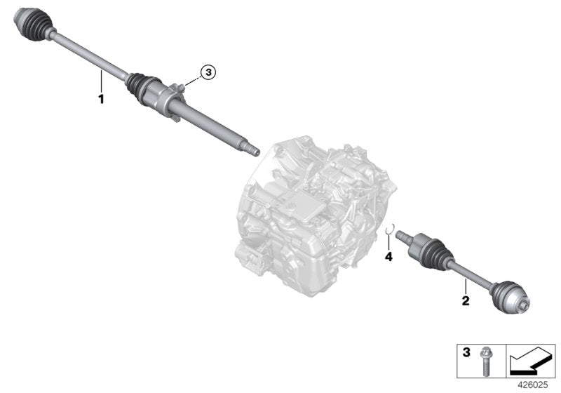 Genuine BMW 07129907534 I15 I12 Asa-Bolt M10X25-AL9 (Inc. i8) | ML Performance UK UK Car Parts